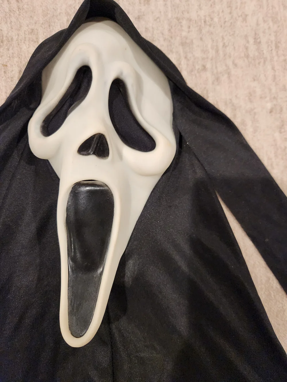 Vtg Scream Ghostface Mask Glow In The Dark Easter Unlimited S9206 Fun World EU